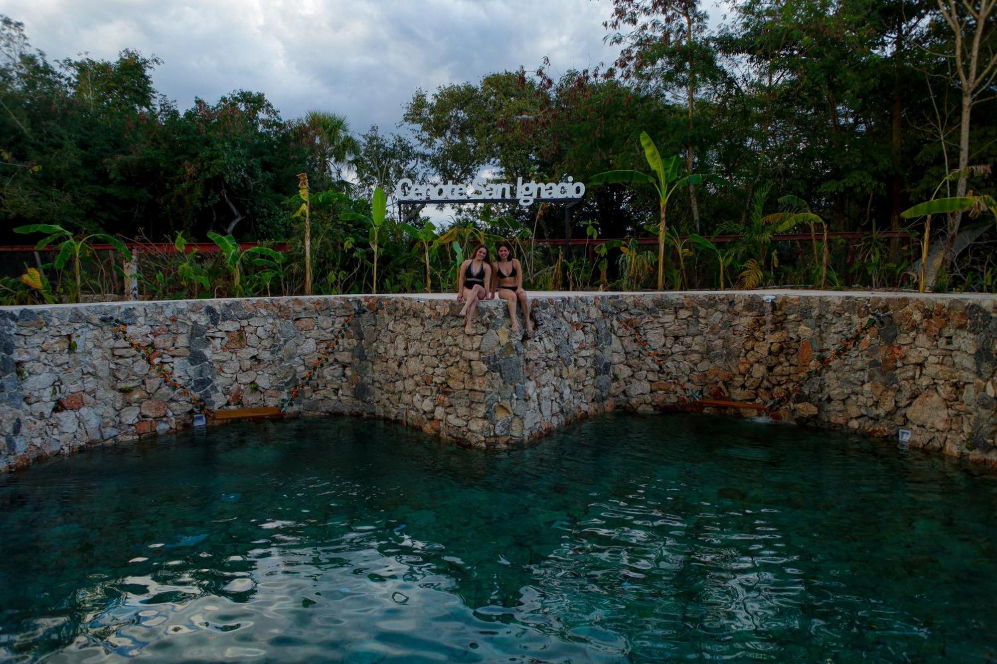 Cenote San Ignacio Villa Chochola Bagian luar foto